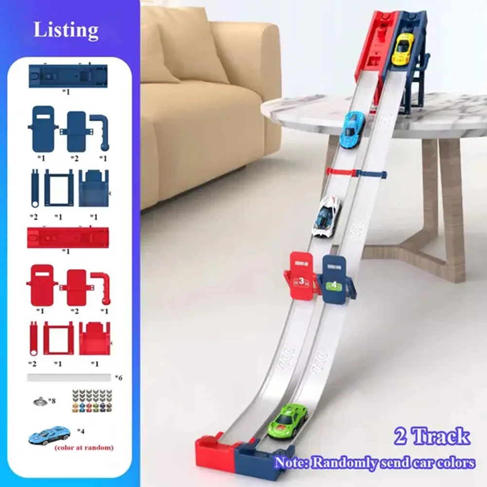 Ejection Rail Car Toys Set For Kid Parent-Child Interaction Toy Ideal Gift For Birthday