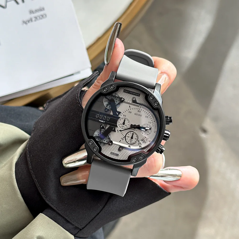 

Premium SelectionQuartz WatchesMultifunctional FiveHand Silicone WatchesMountain Style Youthful Casual Watches For Men And Women