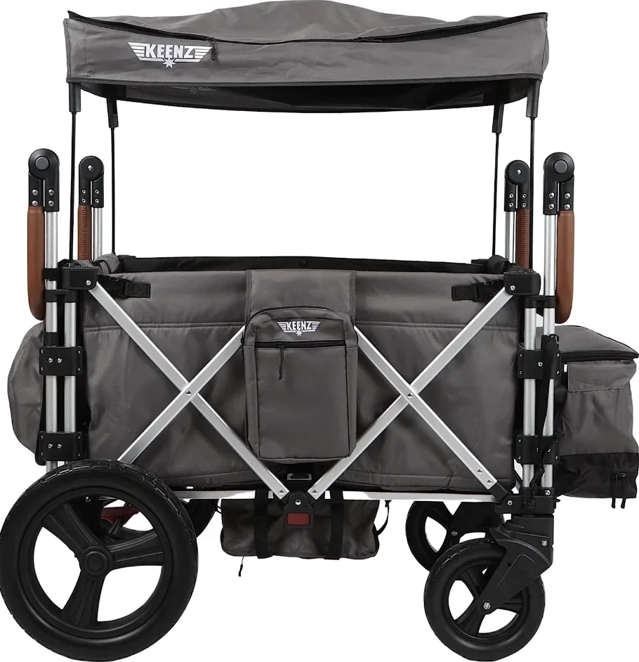 

High Quality Sales Keenz 7S+ 4 Seater Stroller Wagon Push Pull Folding Wagon Stroller Folding Stroller Cart with Canopy
