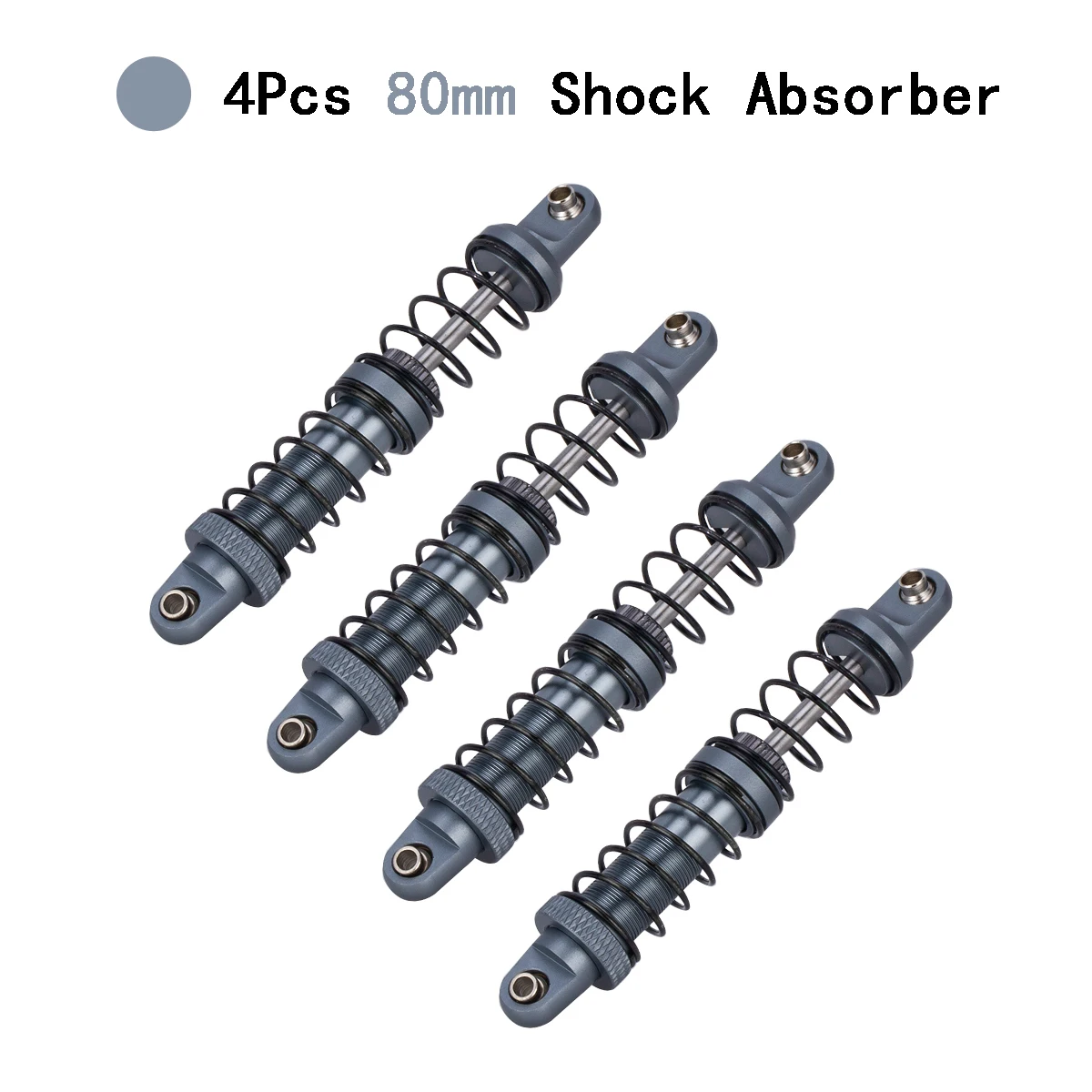 4 STUKS 70mm 80mm 90mm 100mm 110mm 120mm Verstelbare Schokdemper Olie Demper Voor 1/10 RC Crawler Auto TRX4 Axiale SCX10 AXI03007 D90 - afbeelding 1