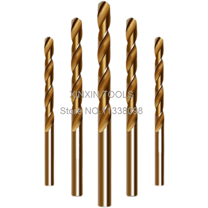 2PCS M42 3.6mm-6.0mm HSS-CO Cobalt Drill Bits,Straight shank twist drill,used in Stainless Steel (3.6/3.8/4.0/4.5/5.0/5.5/6.0mm)