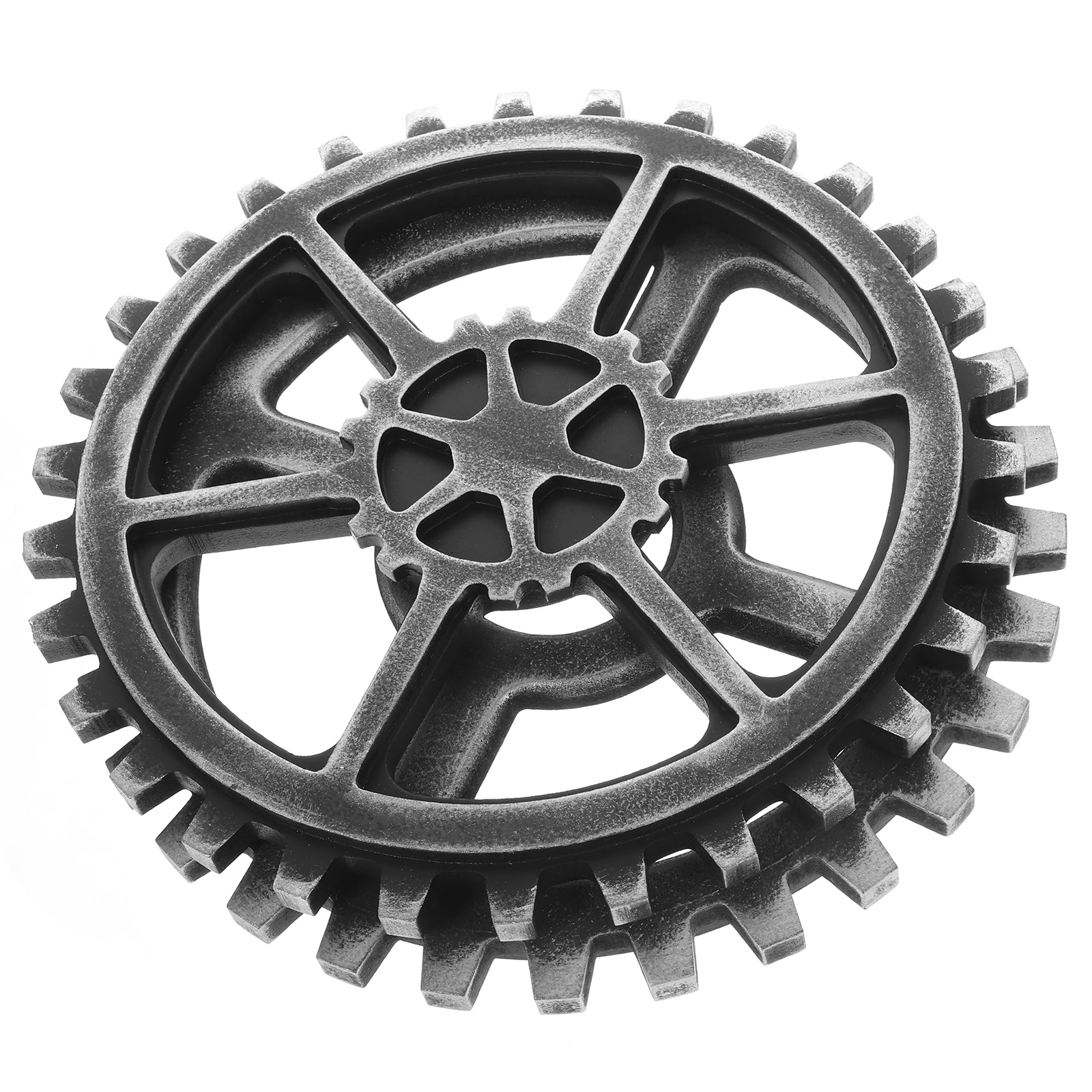 

2 Pcs Gear Wall Decor Wooden Hanging Ornaments for Home Industrial Style Retro Wall Hanging Decoration Wooden Gear Decor