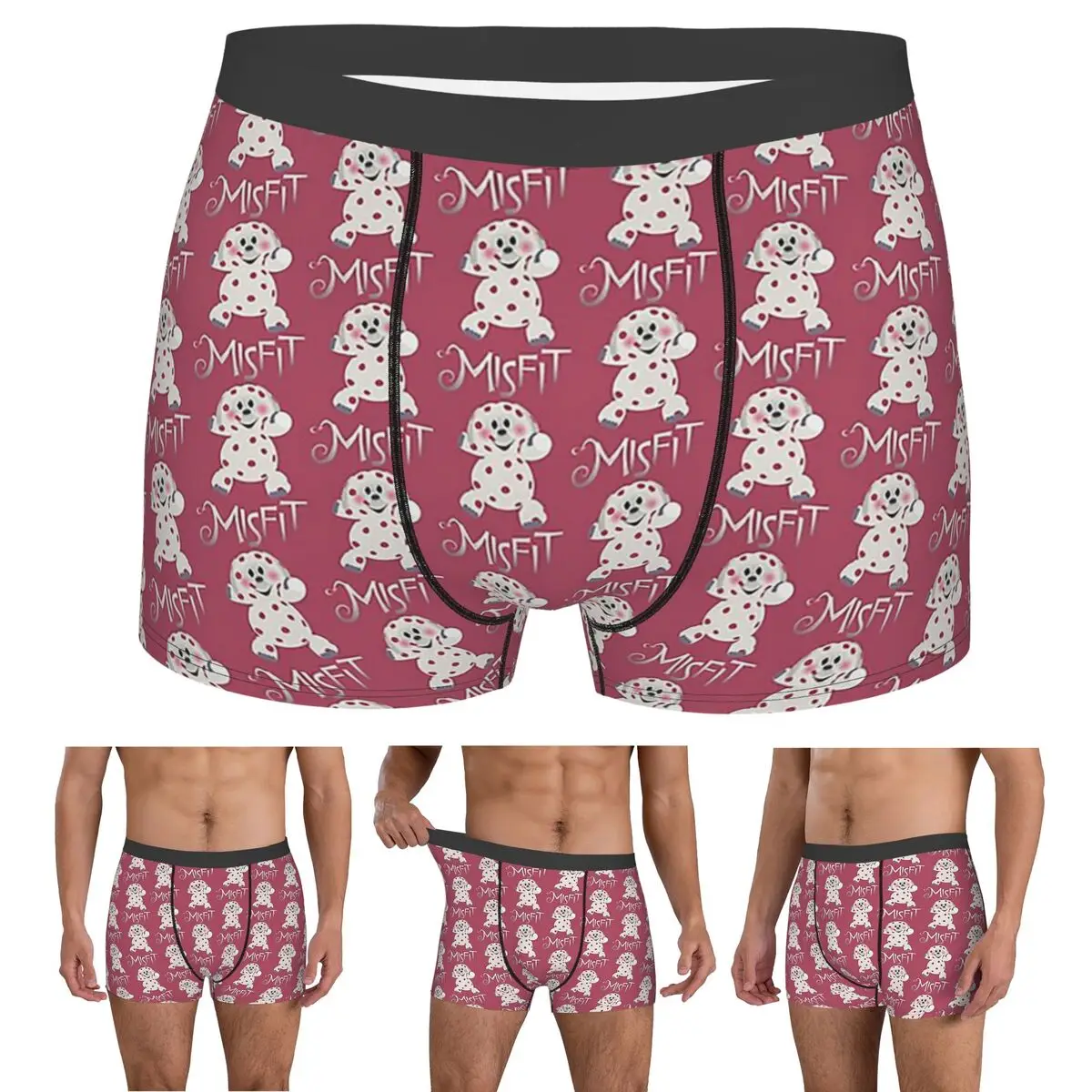 

Boxer Underpants Shorts Misfits - Spotted Elephant Panties Men's Comfortable Underwear for Homme Man Boyfriend Gifts