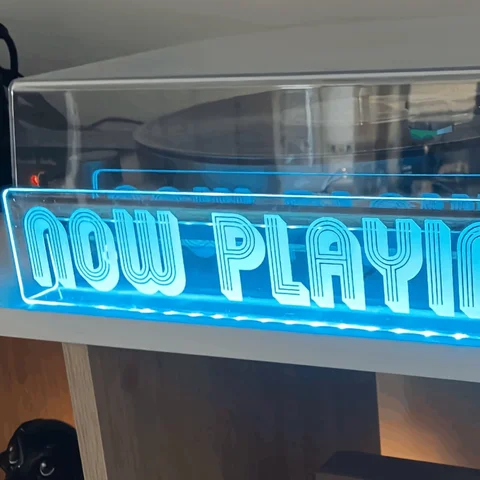 Подставка для виниловых пластинок, настенный дисплей для CD, акриловая полка для альбомов, декоративная подсветка комнаты, подарок для него, неоновая вывеска топ 8 рекордный стенд - №7