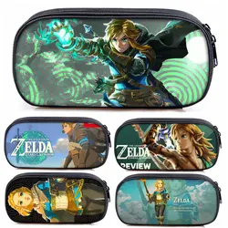 The Legend of Zelda Game Periphery Pencil Pen Case Trendy Bag Large Capacity Pencil Box Stationery Supplie Student Gifts Fashion