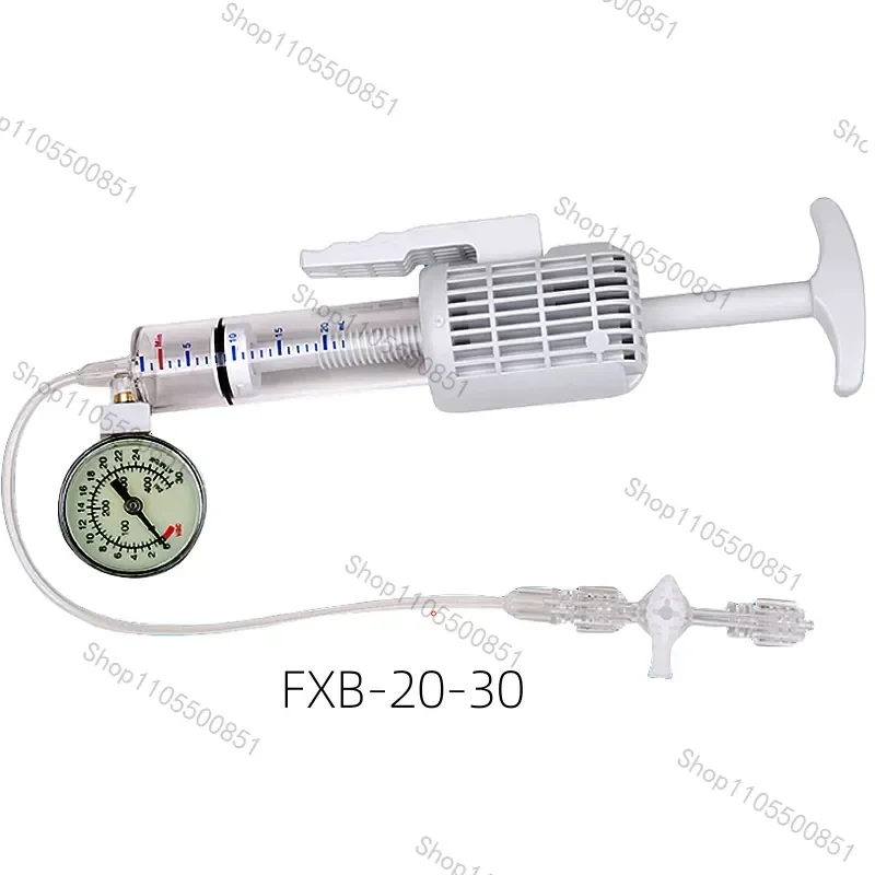 Disposable balloon dilation pressure pump for balloon dilation catheter pump in PTCA