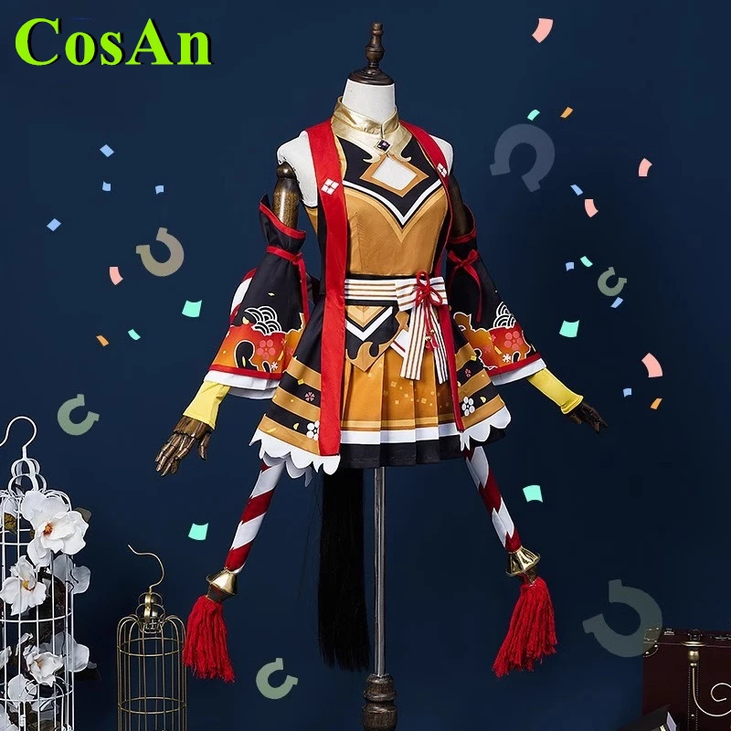 CosAn Pretty Derby Kitasan Black Cosplay Costume Female Lovely Battle Uniform Activity Party Role Play Clothing