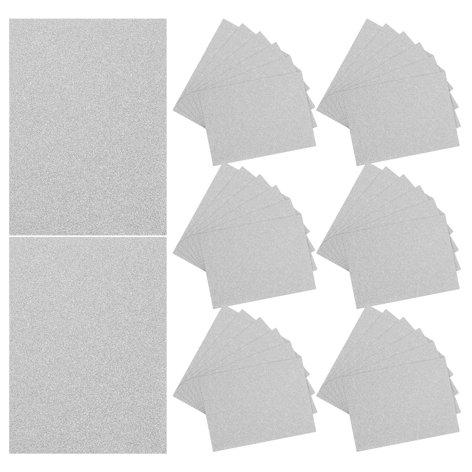 

50pcs Glitter Silver Sleeves Baseball Trading Card Protectors Bling Transparent Holder Sparkle Matte Cpp Material Large