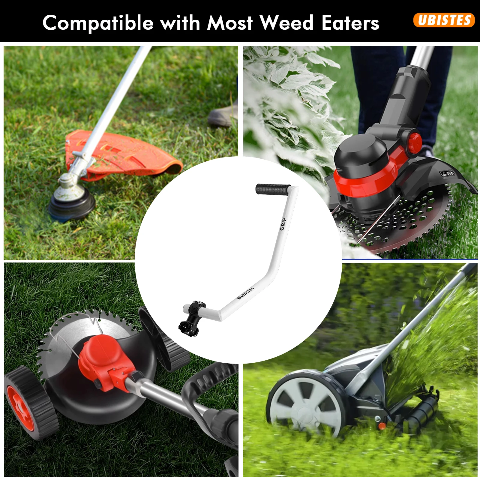 Imagem -06 - Ergonômico Gramado Aparador Weed Eater Extensão do Punho com Braçadeira de Suporte Fácil Acessório de Jardim para Cuidados sem Esforço