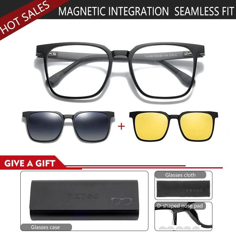 Vicky neu in Magnet clip auf optischen Myopie Brille für Männer Frauen polarisierte Sonnenbrille verschreibung pflicht ige Lesebrille tj2190 9