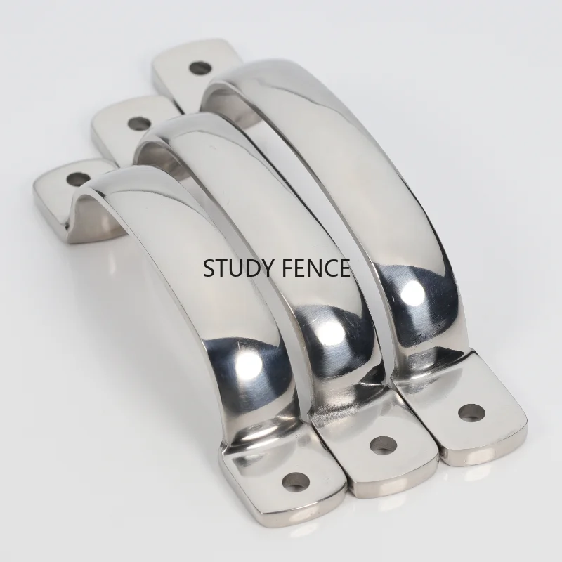 

2 шт., банковая ручка из нержавеющей стали 304, твердая ручка для поверхностного монтажа, твердая полированная ручка, аксессуары для бытовой техники