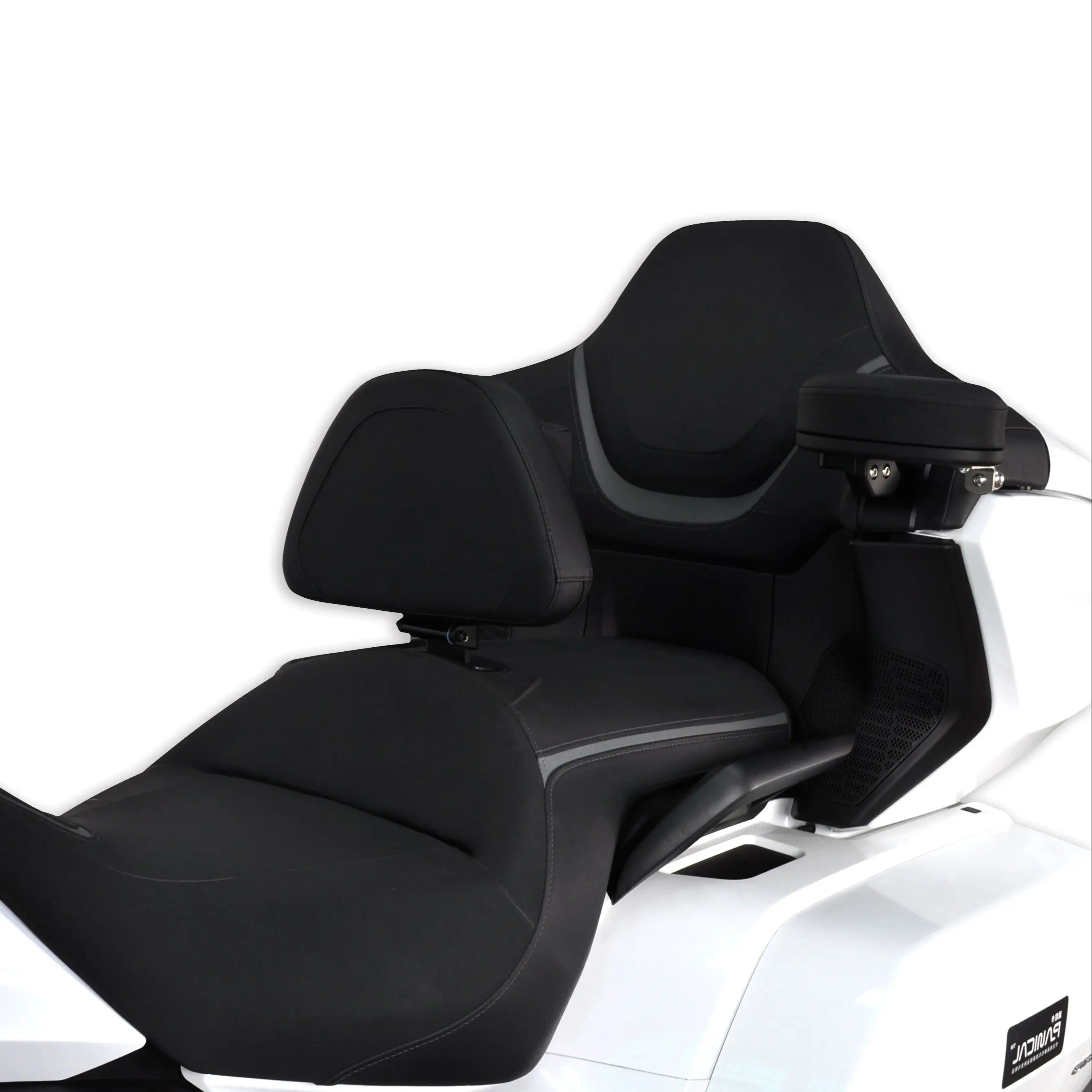 

For Honda Gold Wing GL1800 F6B 2018-2023 Motorcycle Front Adjustable Driver Rider Backrest Sissy Bar Cushion Back PVC Leather