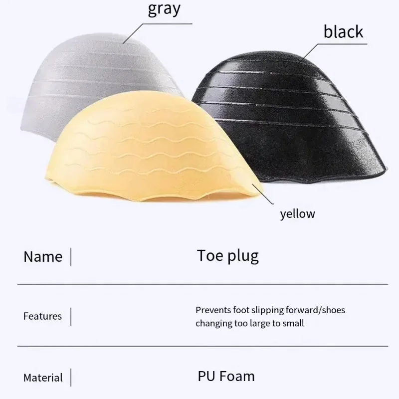 Toe Plug Soft Sponge Half Insoles Reusable Toe Filler Inserts for Shoes Adjustable Too Big Foot Brace Pads Unisex Shoe Inserts image 6