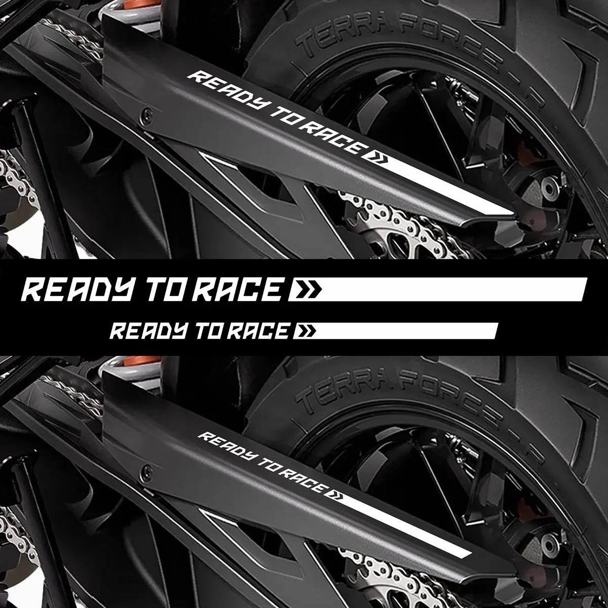 READY TO RACE for KTM Duke 125 390 Exc Accessories 1290 Super Adventure 790 890 S R 990 250 1190 Rc 200 300 Pegatinas Stickers view 3
