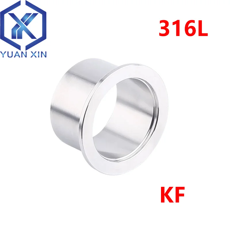 

Нержавеющая сталь 316L, вакуумный адаптер KF, головка для вакуумной сварки, сварная на один конец и другие концевые зажимы (высота 40 мм)