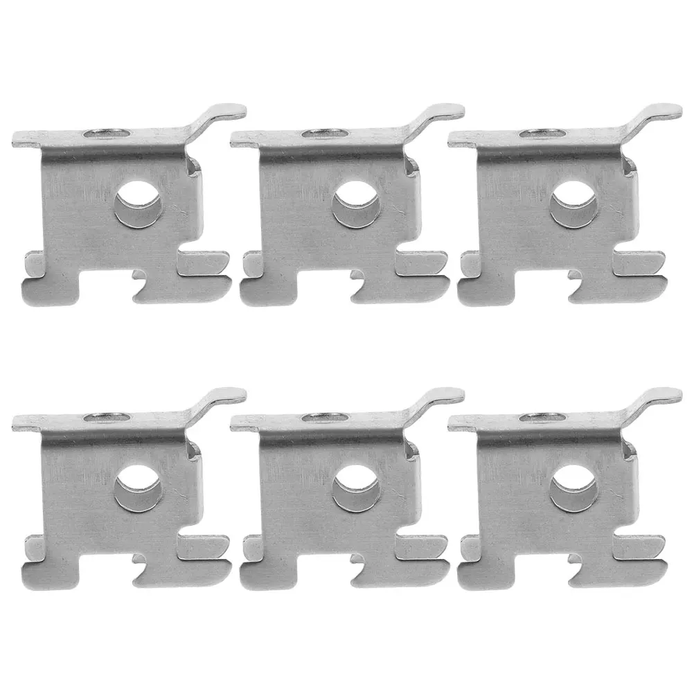 

6 Pcs Refrigerator Buckle Clip for Cooler Shelf Freezer Clamp Hooks Supports Commercial Clips Shelves