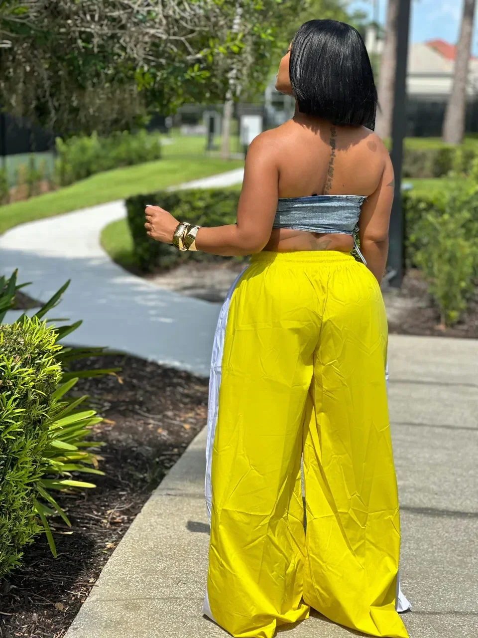 Vintage Women Striped Straight Drawstring Basic Wide Leg Pants 2026 Casual Sporty Holiday Jogger Sweatpants Trousers
