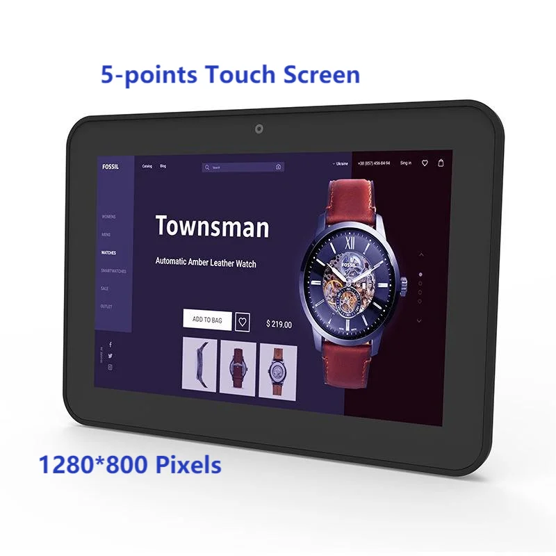 4G+32G Wall Mount 8 Inch POE Tablet Touch Screen Android PC Smart Home Controller Display Advertisement Cheap HDMI Monitor WIFI