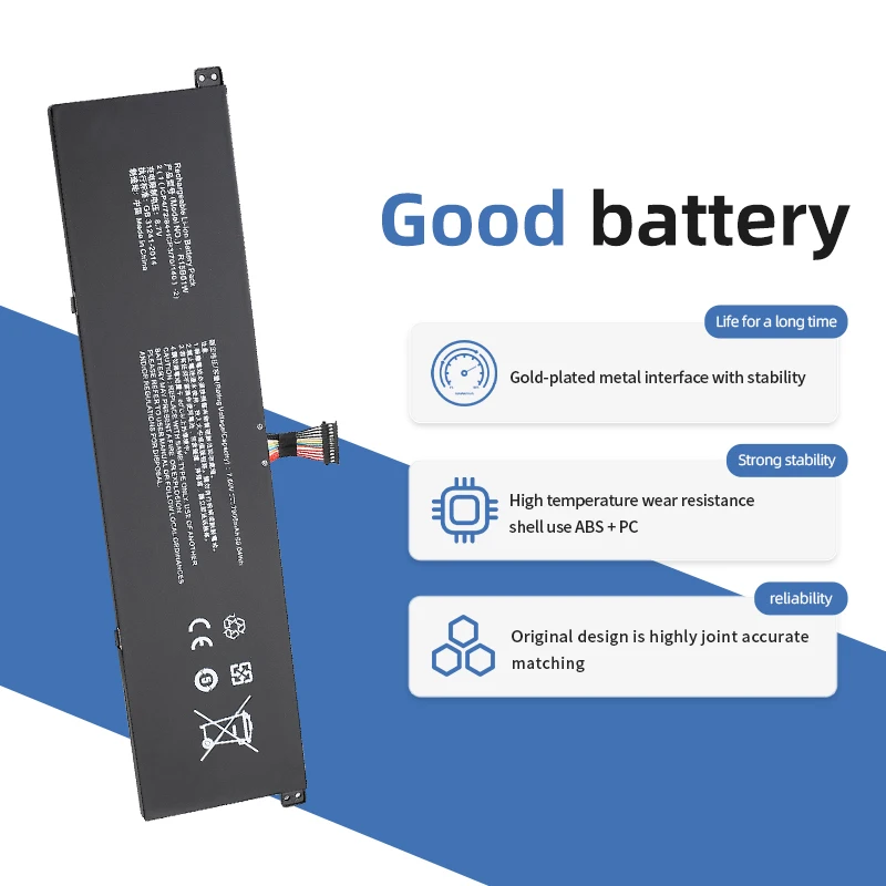 SUOZHAN R15B01W nuova batteria per Laptop per Notebook Xiaomi Pro 15.6 "GTX TM1701 serie 7.6V 7900mAh 60.04WH