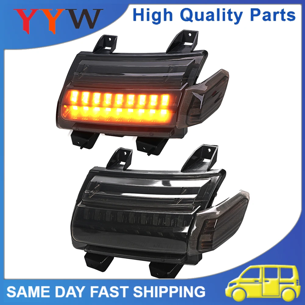 

Quality Car Accessories 2PCS Flower Eyebrow Lights Modified Fog Lights Daytime Running Lights For Wrangler JL2018-2019 Models