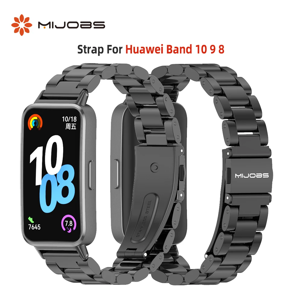 

Металлический ремешок на запястье для Huawei Band 10, сменный ремешок для часов Huawei Band 9, аксессуары из нержавеющей стали