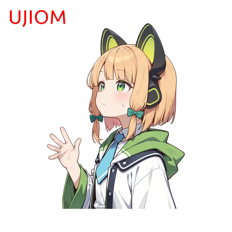 UJIOM Kotonoha Sisters Anime Girls Sexy Wall Sticker Exquisite Fashionable Adhesive Decal Attractive Living Home Decoration