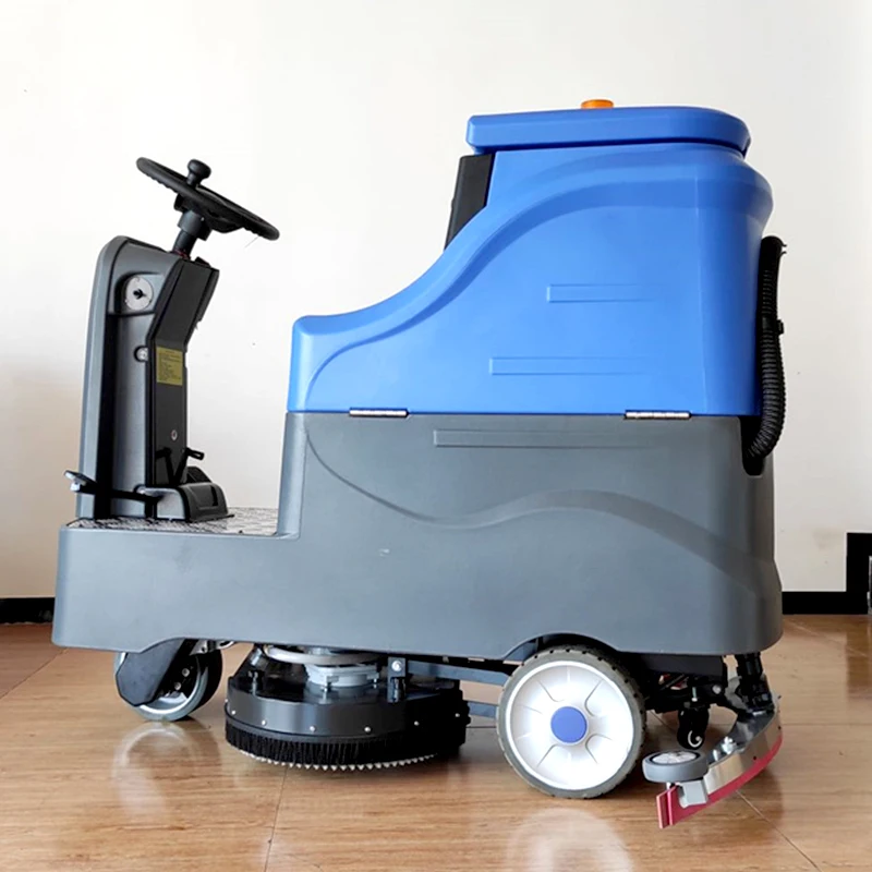 Commercial Industrial Floor Scrubber Machine Driving Washing Cleaning Machine Suction Mop Washing Integrated Mopping Machine