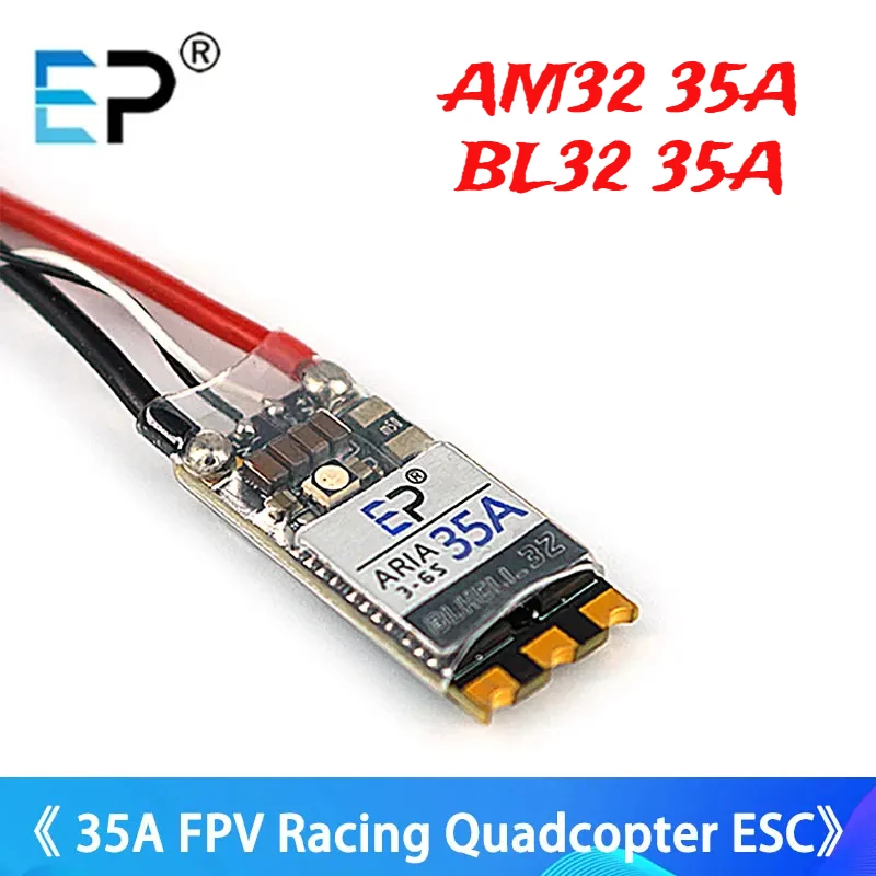 

EP Aria BLHeli_32bit AM32 BL32 35A 35amp 3S-6S Dshot1200 Brushless ESC Built-in Current Meter Sensor For RC Models Quadcopter