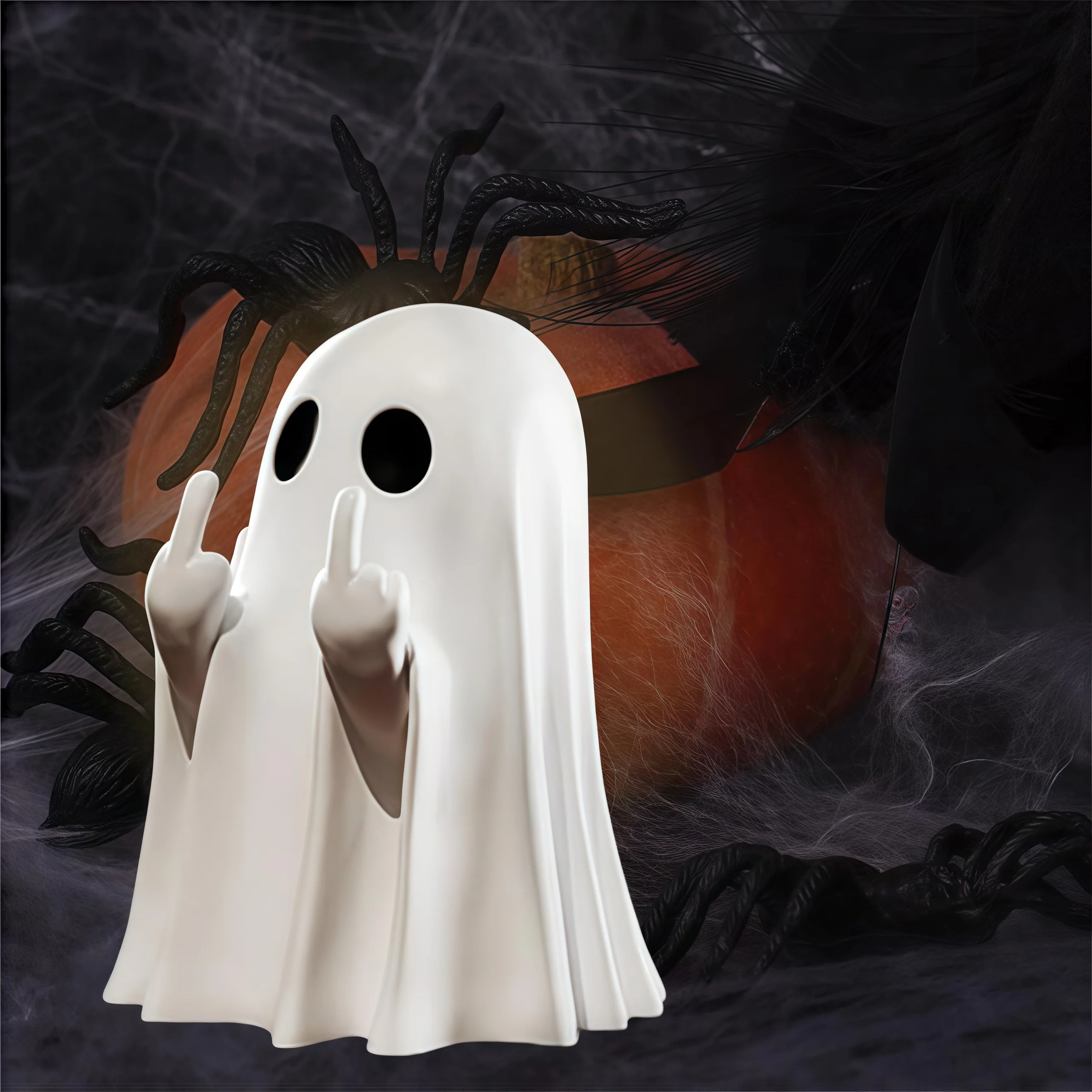 Linda Estatua de Fantasma con - Home Textiles Products reseña y precio