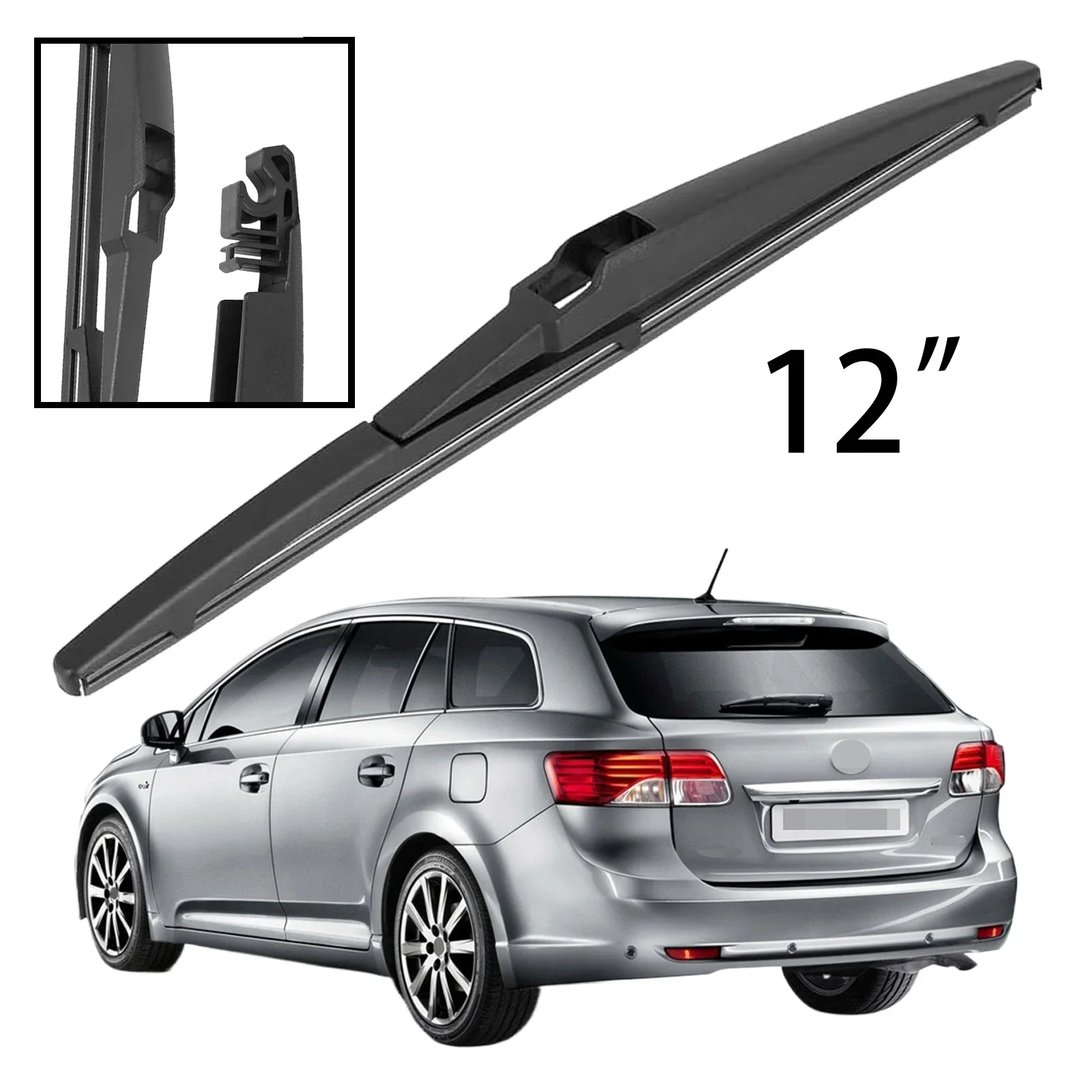 

12" Rear Windshield Windscreen Washer Wiper Blade For Toyota Avensis Estate Wagon T270 2009-2019 Car Accessories Accsesories