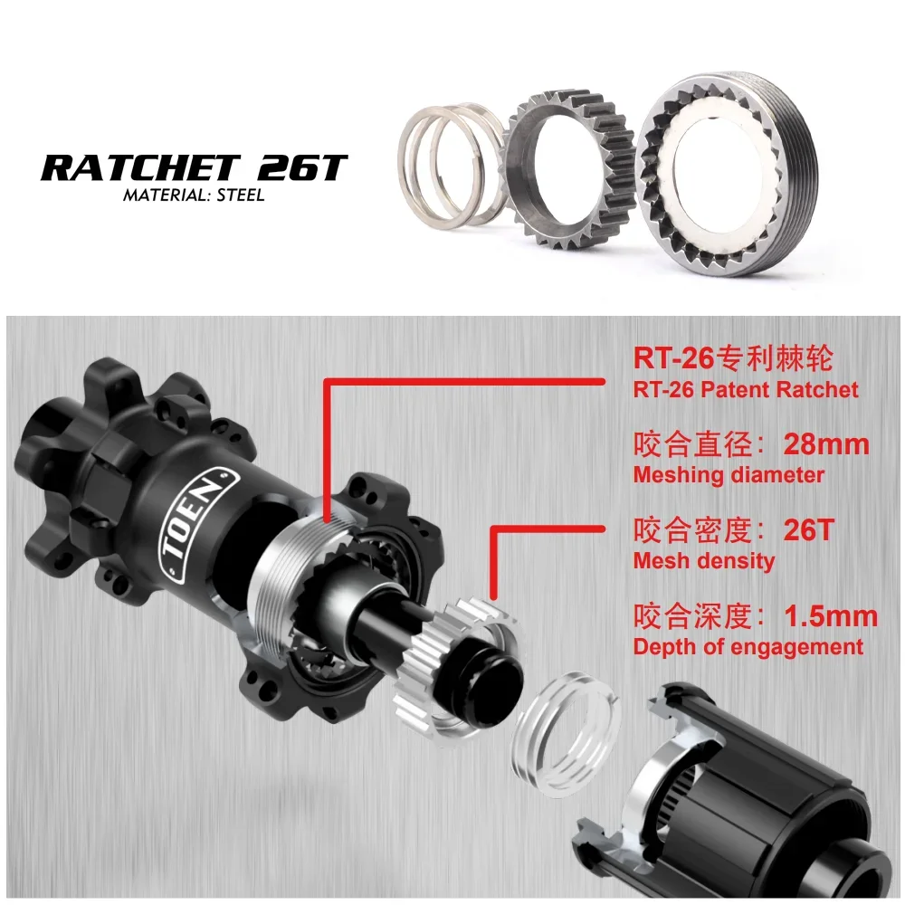 GOLDIX 370 350 310 180 160 series flower drum ratchet 26T 36T 52T 60T 72T accessory suitable for SWISS flower drum ratchet