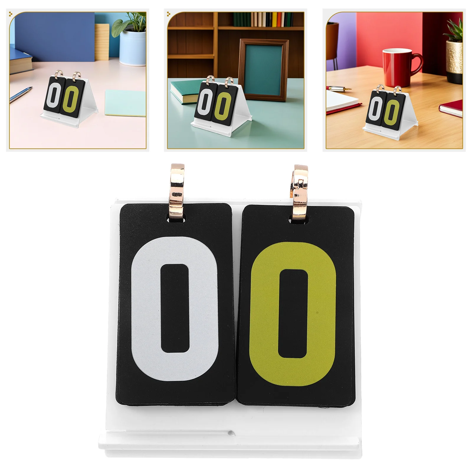 

Egg Scorer Pad Tool Flip Scores Card Scorekeeper Plastic Scoreboard