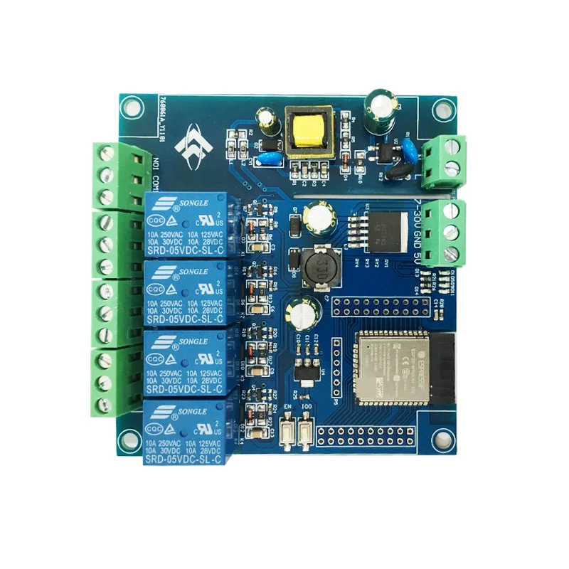 AC/DC Power Supply ESP32 WiFi Bluetooth BLE 4-way Relay Module ESP32-WROOM Development Board