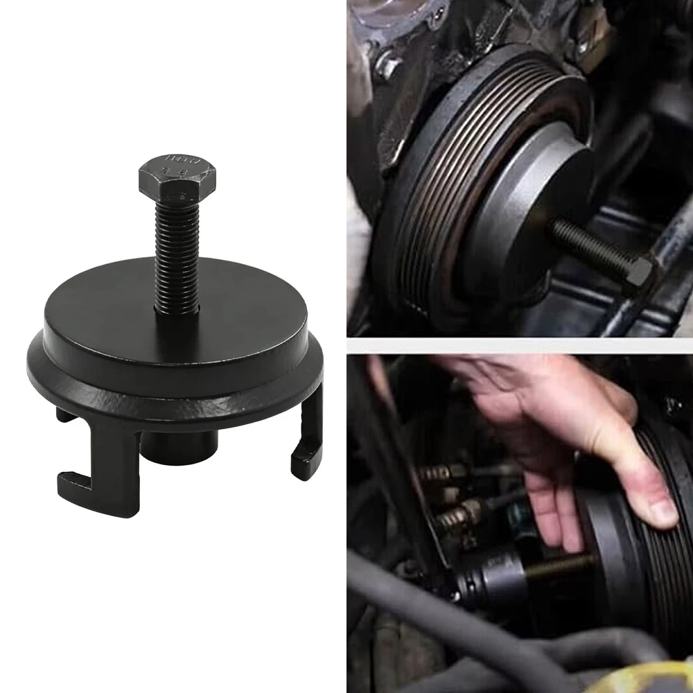 

High Quality Harmonic Balancer Puller Crank Pulley Puller Removal Tool 25264 For GM Dodge Jeep Chrysler Ford Black