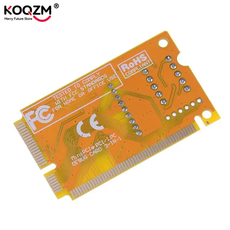 Многофункциональная 3 в 1 отладочная карта Expert Mini PCI PCI-E LPC, анализатор для ПК, ноутбуков, тестер er, диагностическая посттестовая карта, часть 5*3 см