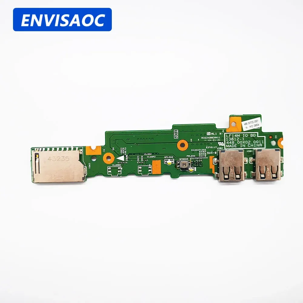 For Lenovo Flex 2-14 Flex 2-14D Flex 2 14 laptop Card reader USB Jack Power Button Board Cable switch 448.00X02.0011
