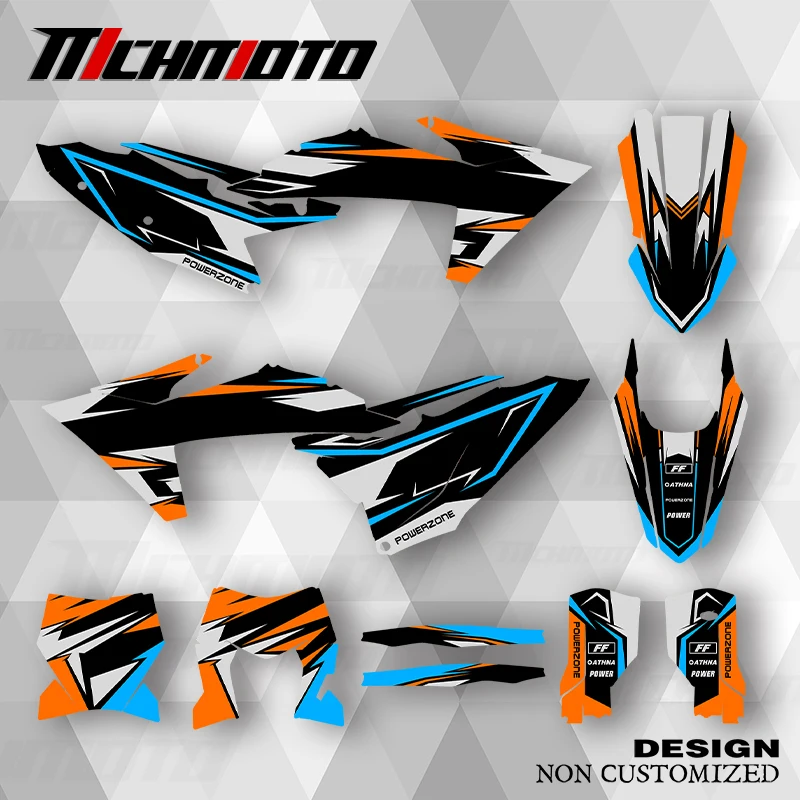 

MCHMFG New Style Graphics Decals Stickers Kits For KTM EXC 2024 2025 2026 SXF 2023 2024 2025