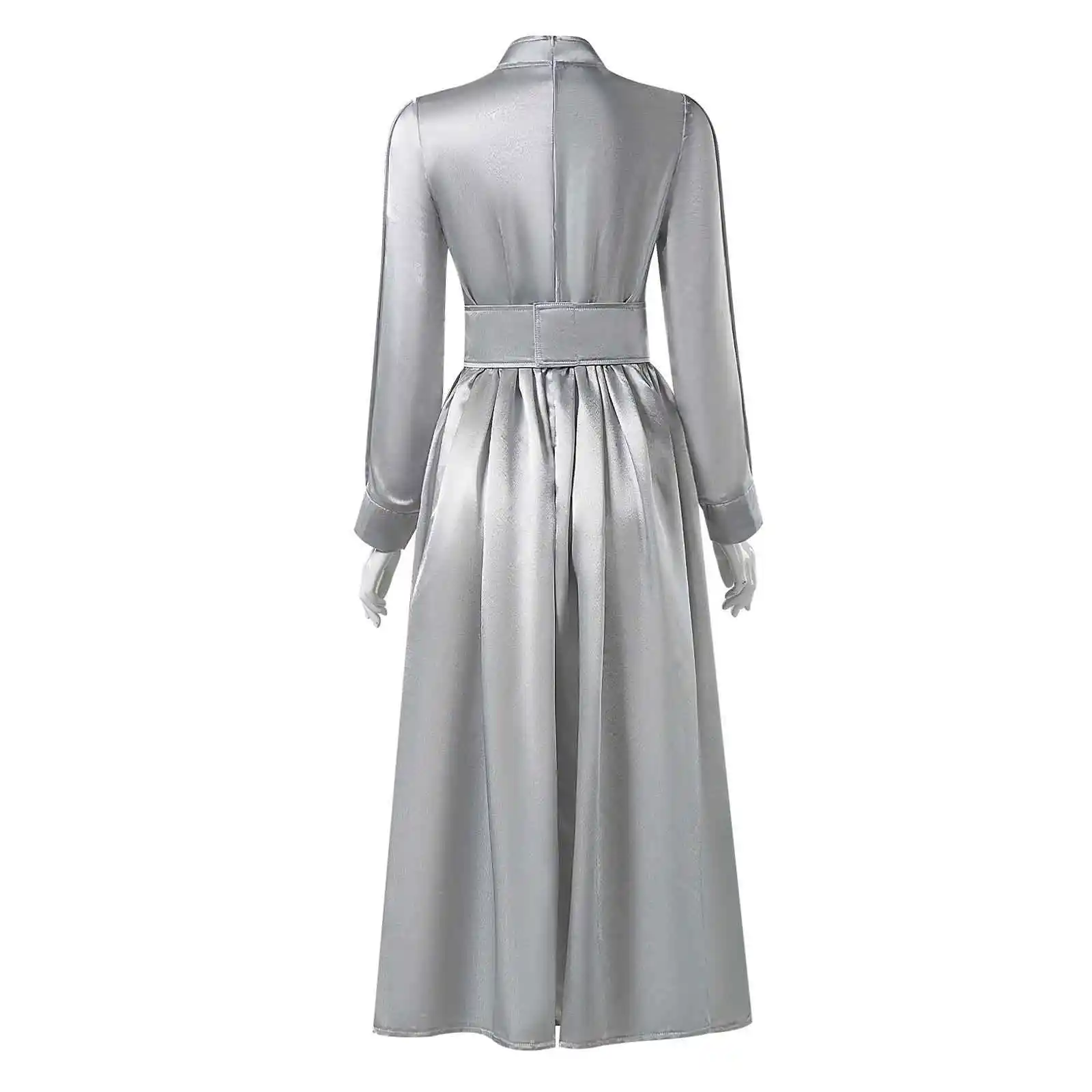 Fantasia de halloween prateada dr performance de palco novo modelo roupas tradicionais femininas étnicas faion primavera 2024