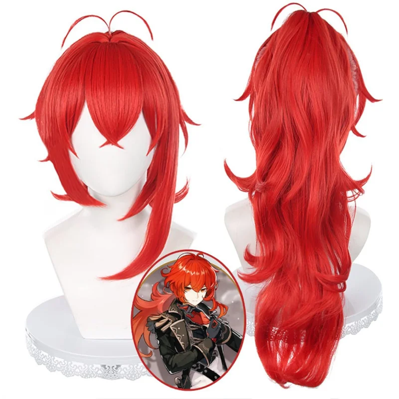 

Anime Wig Cosplay Wig Princess Red Long Hair Wigs