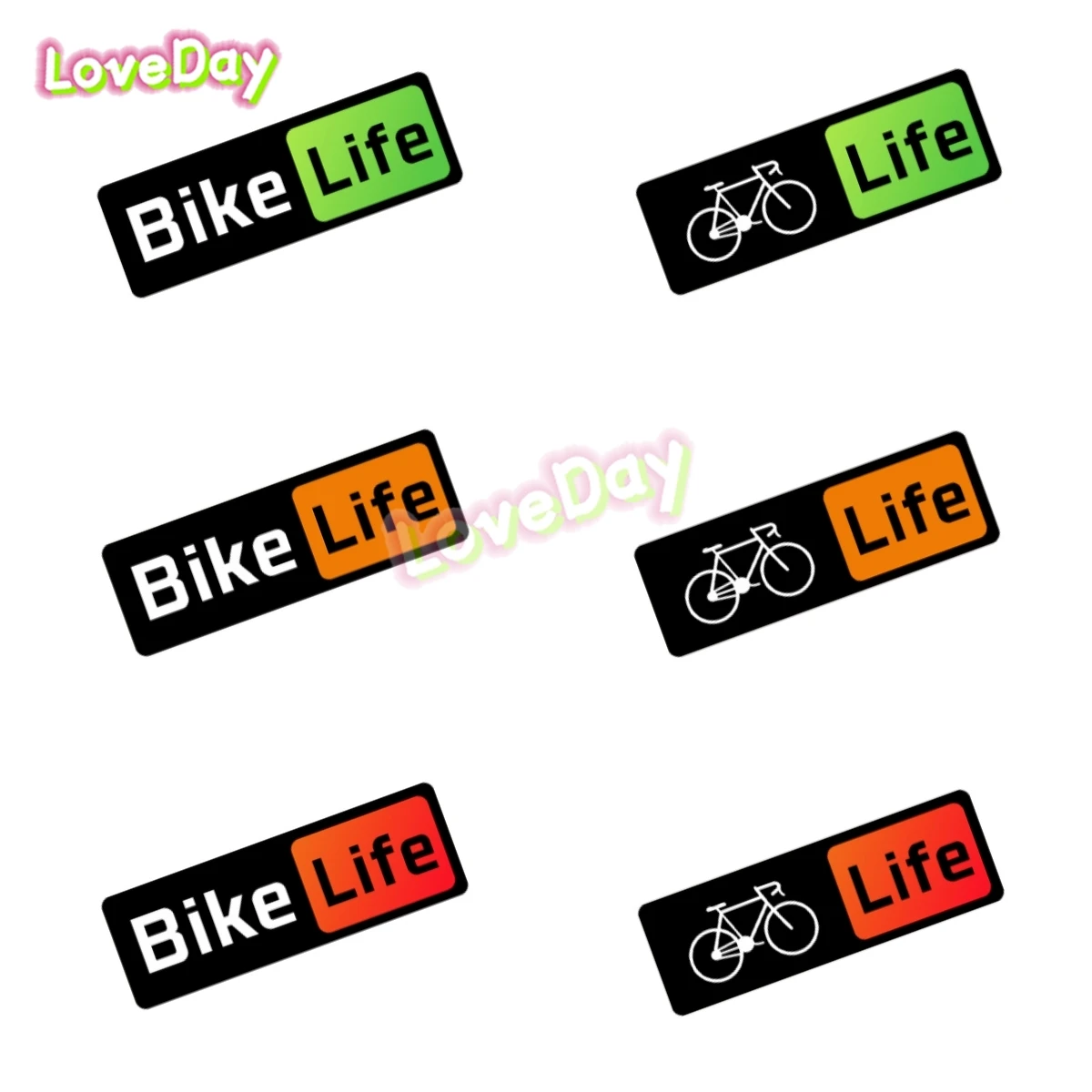 Vinyl Funny Bike Life Sticker Creative Personality Bicycle Lifestyle Road Bike Mountain Bike Frame Sticker Decals