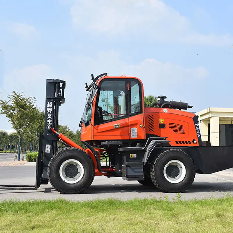 Empilhadeira Diesel Hidráulica, 3 Ton, Empilhadeira de Alta Qualidade, 2 Ton, 4 Ton, 5 Ton, Todo-o-Terreno, Empilhadeira Off-Road Fabricante, Chinês