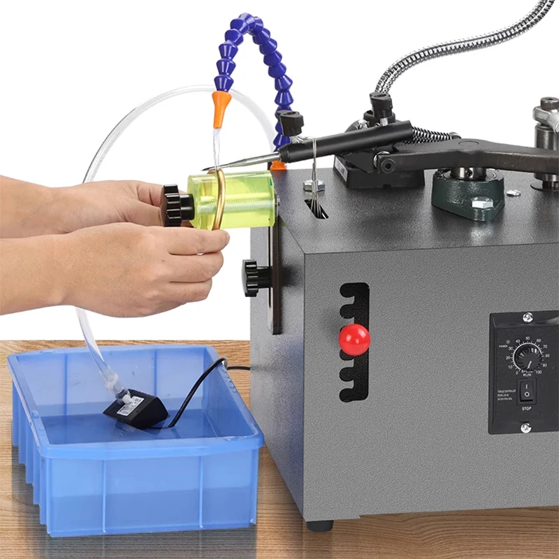 High Speed Adjustable Rock Jade Polisher 120W 220V Jewelry Gemstone Faceting Grinding Machine - view 3
