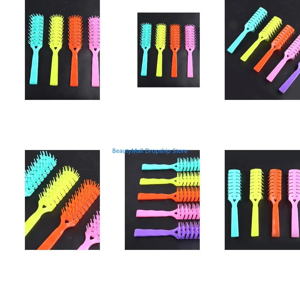 40JD Curved Vent Hair Brush for Blow Drying,Styling and Salon,Detangling Hair Brush Barber Hairdressing Styling Tools Gifts