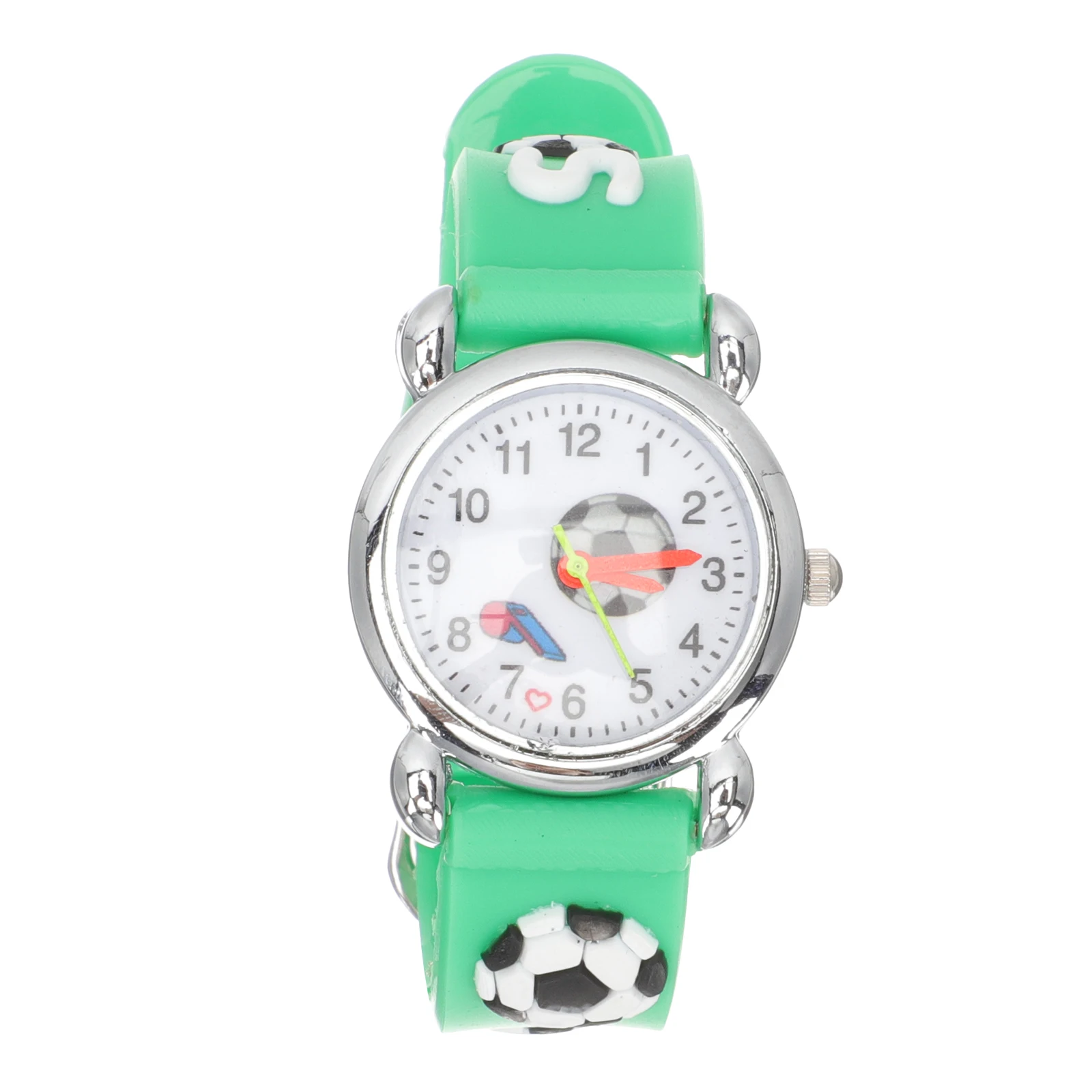 

Kids Rubber Watch Cartoon Design Comfortable Durable Adjustable Strap Clear Dial Holiday Gift For Children Birthday