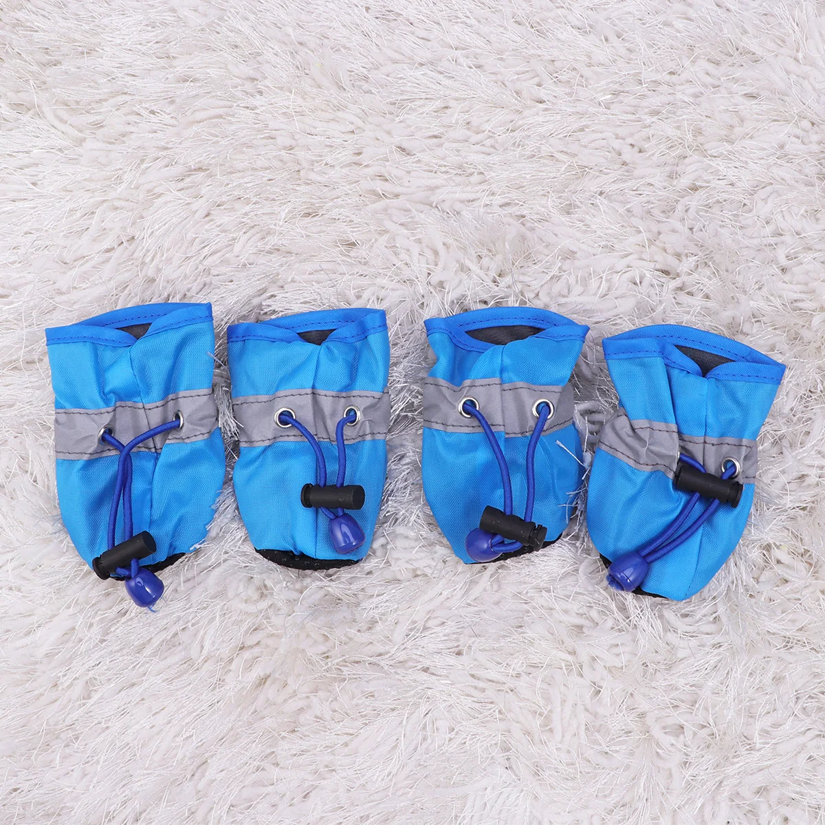 

4 Pcs Dog Rain Boots Pet Shoes for Small Large Dogs Outdoor Puppy Booties Protect Paws Warm Safe Anti Slip Lightweight Storage