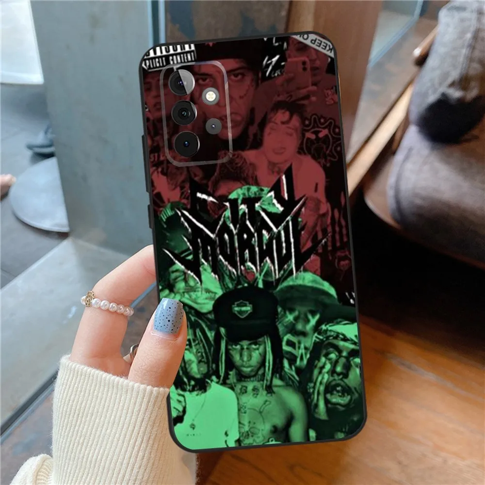 City M-Morgue Z-Zillakami Phone Case For SamsungS24,23,22,21,S20 ,Pro10,S30Plus,S9,20lite Ultra Black Cover