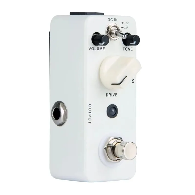 MOOER Micro Hustle Drive Guitar Effect Pedal, Tube-Like Overdrive Sound, 2 Working Modes, True Bypass, Full Metal Shell