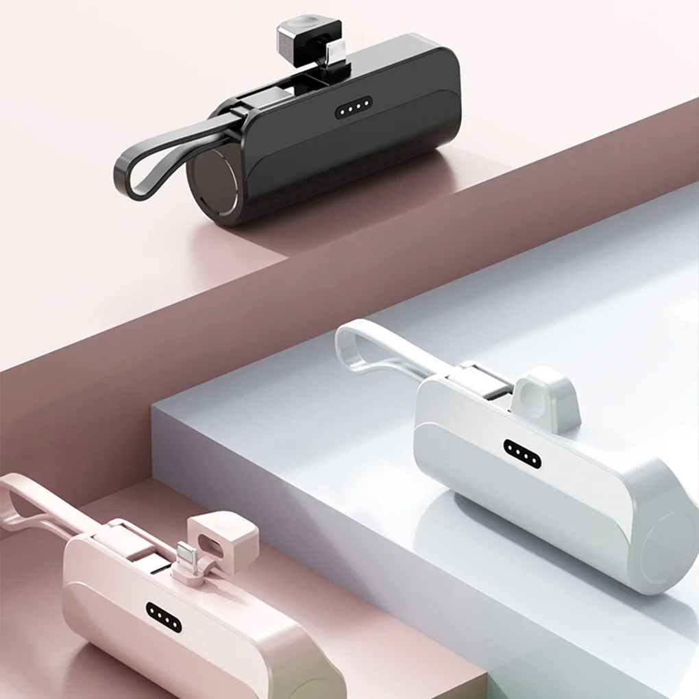 بنك طاقة صغير الحجم لهاتف iPhone Samsung بقدرة 10000 مللي أمبير في الساعة، توصيل وتشغيل شاحن الهاتف الخارجي وبنك الطاقة #2