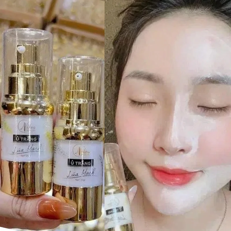 20g Kem Ủ Trắng Lúa Mạch Nicos Dưỡng Trắng Da, Giữ Ẩm, Giảm Thô Ráp Cho Da Sần Sùi, White and Moisturizing Smooth Skin 