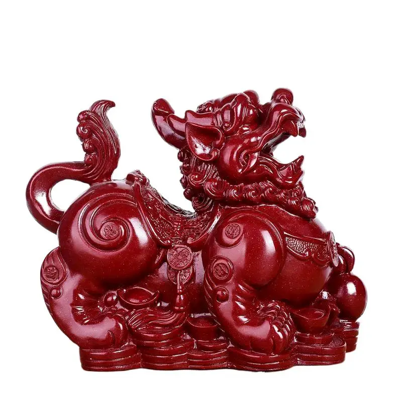 Cinnabar Decoration Pachira Macrocarpa Dragon Turtle Cornucopia Gourd Wenchang Tower Crafts Gift Live Broadcast Supply Wholesale